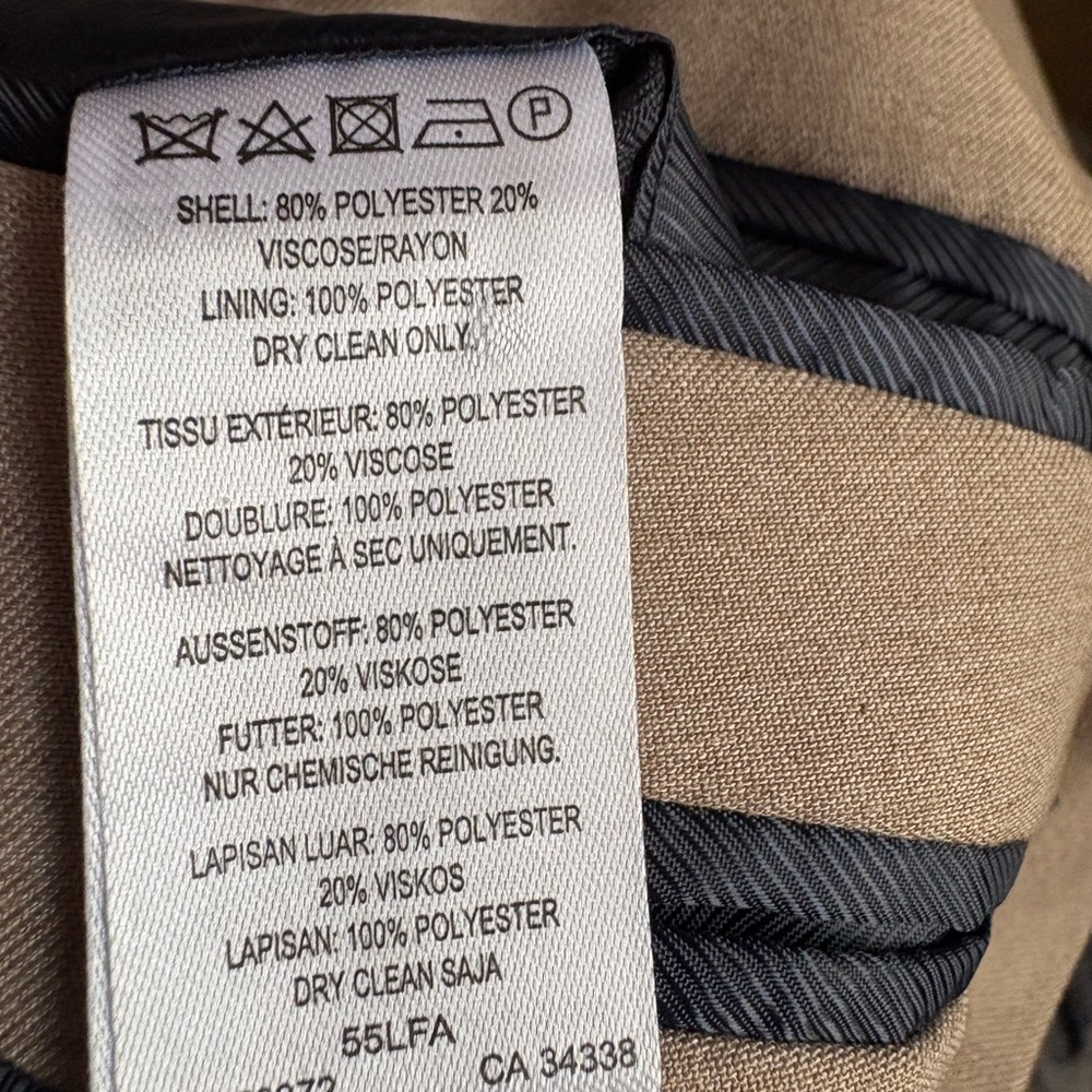 French Connection Men's Beige/Tan Sport Coat/Blazer
SZ 42 Regular - Picture 11 of 11